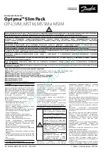 Предварительный просмотр 44 страницы Danfoss Optyma Slim Pack Instructions Manual