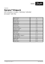 Предварительный просмотр 1 страницы Danfoss Optyma Slimpack OP-LSQM Series Instructions Manual