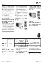 Предварительный просмотр 16 страницы Danfoss Optyma Slimpack OP-LSQM Series Instructions Manual