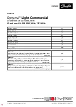 Preview for 1 page of Danfoss OPTYMA Instructions Manual