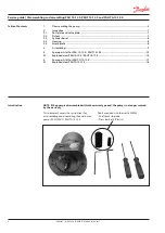 Preview for 2 page of Danfoss PAH 10-12.5 Disassembling And Assembling Instructions