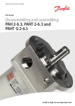 Danfoss PAH 2-6.3 Disassembling And Assembling предпросмотр