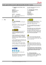 Preview for 6 page of Danfoss PAH 2 Installation, Operation And Maintenance Manual