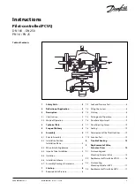 Preview for 1 page of Danfoss PCV-VFQ 21 Instructions Manual