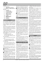 Предварительный просмотр 24 страницы Danfoss Performer S Series Instructions Manual