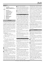 Preview for 23 page of Danfoss Performer S084 Instructions Manual