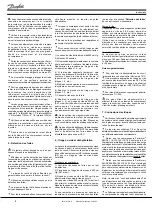 Предварительный просмотр 8 страницы Danfoss Performer SZ R407C Instructions Manual