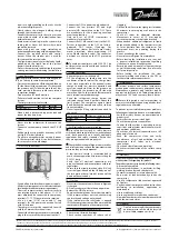 Preview for 2 page of Danfoss PSH051-064-077 Instructions