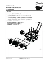 Предварительный просмотр 1 страницы Danfoss PVG 128 Installation Manual