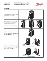 Предварительный просмотр 3 страницы Danfoss RA2000 Installation Instructions