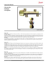 Предварительный просмотр 1 страницы Danfoss Redan PM Instruction Manual