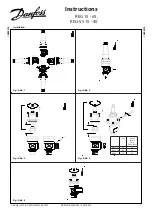 Предварительный просмотр 1 страницы Danfoss REG 15 - 65 Instructions Manual