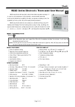 Предварительный просмотр 1 страницы Danfoss RESD Series User Manual