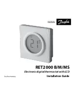 Danfoss RET2000 B Installation Manual предпросмотр
