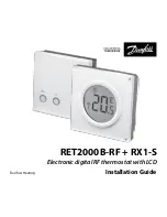 Предварительный просмотр 1 страницы Danfoss RET2000B-RF Installation Manual