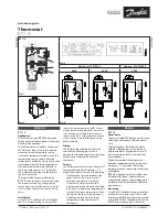 Preview for 1 page of Danfoss RT 115 Installation Manual