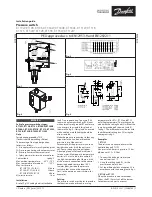 Danfoss RT 30AW Installation Manual preview