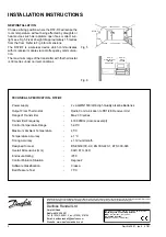 Preview for 2 page of Danfoss RT2-RF User Instructions