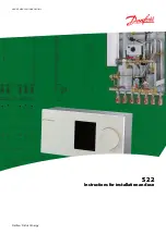 Preview for 1 page of Danfoss S 22 Instructions For Installation And Use Manual