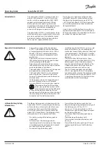 Предварительный просмотр 2 страницы Danfoss SonoCollect 210 Operating Manual