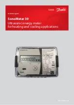 Danfoss SonoMeter 30 Installation Manual предпросмотр