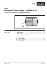 Danfoss SonoMeter 30 User Manual предпросмотр