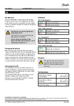 Preview for 2 page of Danfoss SonoRead 868 User Manual