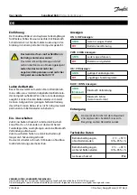 Preview for 3 page of Danfoss SonoRead 868 User Manual