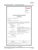 Preview for 2 page of Danfoss SonoSafe 10 Installation & User Manual