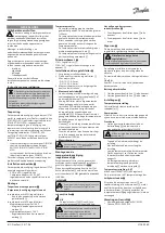 Предварительный просмотр 8 страницы Danfoss STM/VG Operating Manual