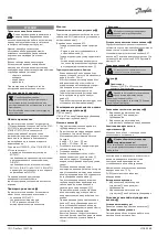 Предварительный просмотр 10 страницы Danfoss STM/VG Operating Manual