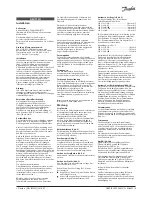 Preview for 4 page of Danfoss SVA-S Installation Manual