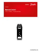 Danfoss T70 1 HALL User Manual предпросмотр