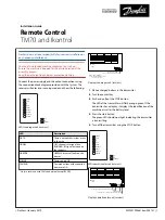 Danfoss TM70 Installation Manual предпросмотр