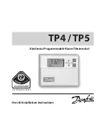 Preview for 1 page of Danfoss TP4 User & Installation Instructions Manual