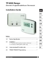 Preview for 3 page of Danfoss TP4000 Range Installation Manual