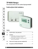 Preview for 48 page of Danfoss TP4000 Range Installation Manual