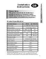 Предварительный просмотр 3 страницы Danfoss TP5000 RF Si Installation And User Instructions Manual