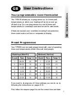 Предварительный просмотр 7 страницы Danfoss TP5000 RF Si Installation And User Instructions Manual