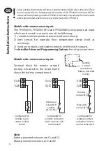 Предварительный просмотр 6 страницы Danfoss TP5000 si range Installation And User Instructions Manual