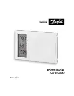 Предварительный просмотр 1 страницы Danfoss TP7001 series Quick Manual