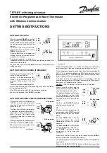 Предварительный просмотр 1 страницы Danfoss TP75-RF Instructions