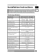 Preview for 3 page of Danfoss TP9000 Installation And User Instructions Manual