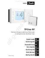 Danfoss TPONE-RF Quick Manual предпросмотр