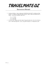 Предварительный просмотр 4 страницы Danfoss TRAVELMATE-DZ Instruction Manual