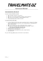 Предварительный просмотр 13 страницы Danfoss TRAVELMATE-DZ Instruction Manual