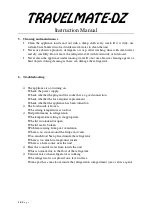 Предварительный просмотр 14 страницы Danfoss TRAVELMATE-DZ Instruction Manual