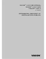 Предварительный просмотр 1 страницы Danfoss VACON 100 industrial Installation Manual