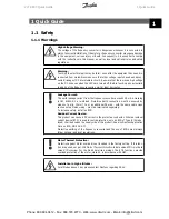 Предварительный просмотр 2 страницы Danfoss VLT 2800 Series Quick Manual