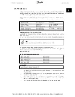 Preview for 20 page of Danfoss VLT 2800 Series Quick Manual